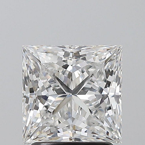 2.01 carat E-SI1 Natūralus Princess Deimantas (1)