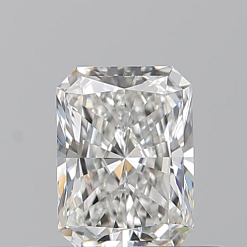 0.51 carat F-VVS2 Natūralus Radiant Deimantas (1)