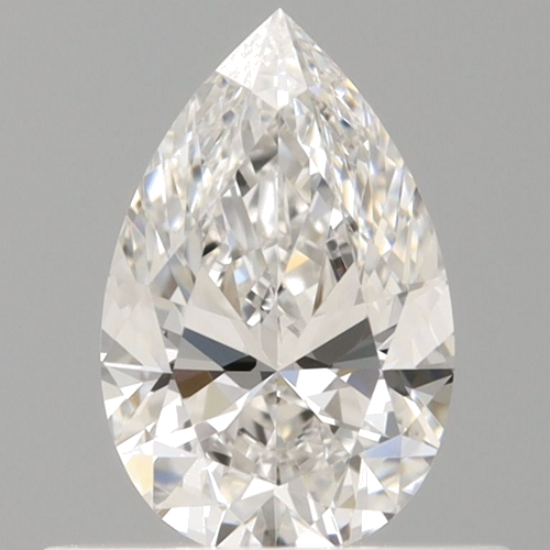0.5 carat F-VVS1 Natūralus Pear Deimantas (1)