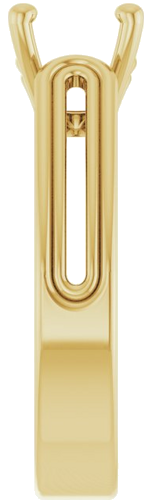 Sužadėtuvių Žiedas „Solitaire“ 585 Geltonojo Aukso Round 8mm (4)