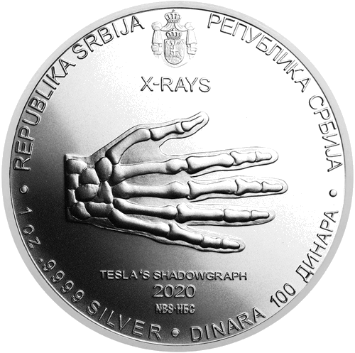 1 oz Nikola Tesla 2020 Serbia Silver Coin (2)