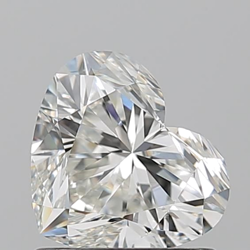 1.01 carat I-VVS2 Natūralus Heart Deimantas (1)