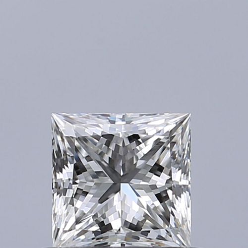 0.5 carat F-VVS1 Natūralus Princess Deimantas (1)