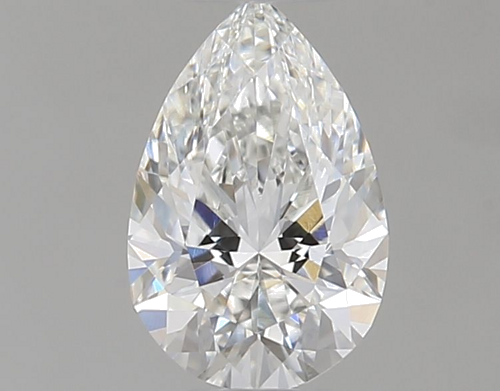 0.34 carat G-VVS2 Natūralus Pear Deimantas (1)