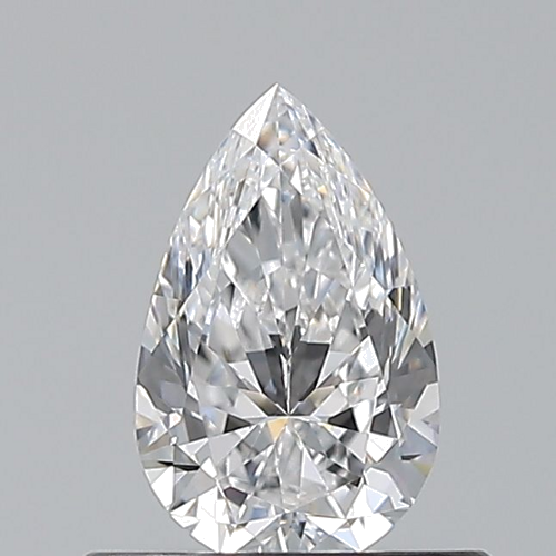 0.5 carat D-VS2 Natūralus Pear Deimantas (1)