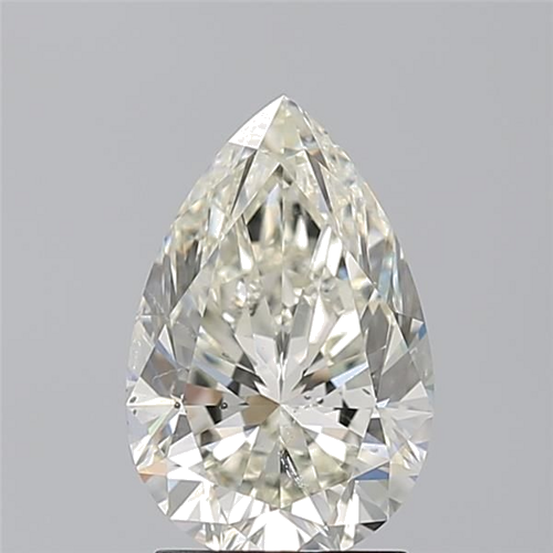 2.2 carat K-SI2 Natūralus Pear Deimantas (1)