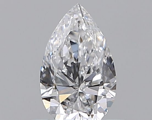 0.4 carat D-VS2 Natūralus Pear Deimantas (1)