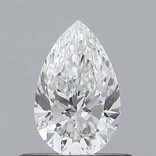 0.5 carat G-VS1 Natūralus Pear Deimantas (1)