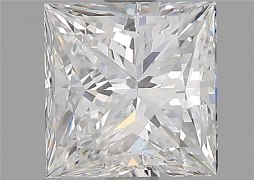 1.5 carat F-VS2 Natūralus Princess Deimantas (1)