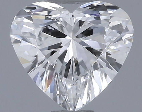 0.62 carat F-VVS2 Natūralus Heart Deimantas (1)