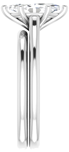 14K White 10x5 mm Marquise Solitaire Engagement Ring Mounting (9)