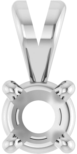 Pakabukas „Round 4-Prong Basket“ 925 Sidabro Round 3.5mm (1)