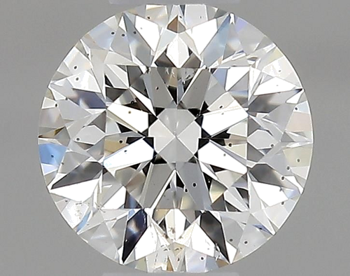 0.3 carat F-SI2 Excellent cut Natūralus Round Deimantas (1)