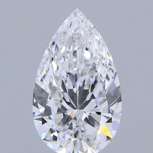 0.63 carat D-VVS2 Natūralus Pear Deimantas (1)