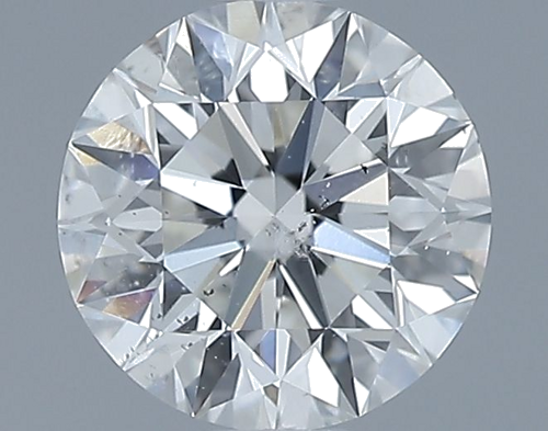 0.57 carat I-SI2 Excellent cut Natūralus Round Deimantas (1)
