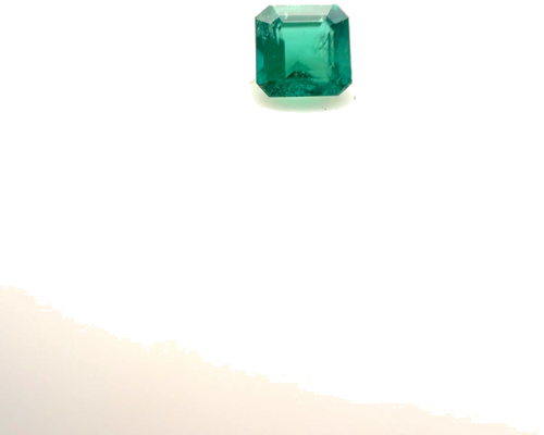 0.27 carat GREEN Asscher Smaragdas (1)