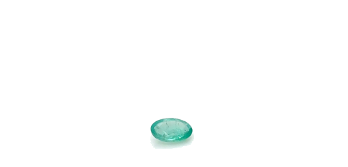 0.36 carat GREEN Oval Smaragdas (1)