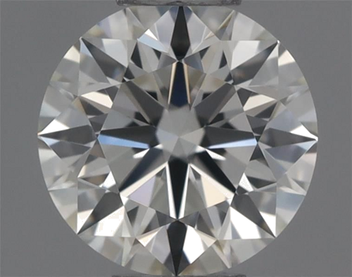0.44 carat F-VVS1 Very Good cut Natūralus Round Deimantas (1)