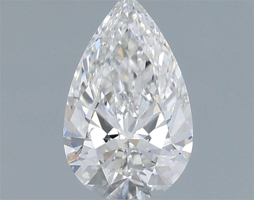 0.51 carat F-SI1 Natūralus Pear Deimantas (1)