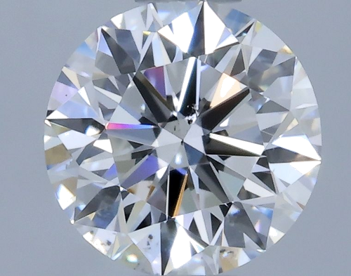 0.57 carat E-SI1 Excellent cut Natūralus Round Deimantas (1)