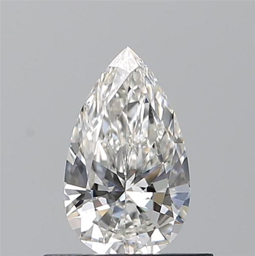 0.5 carat H-VS2 Natūralus Pear Deimantas (1)
