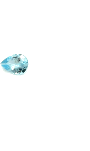 0.51 carat BLUE Pear Aquamarine (1)