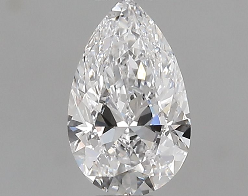 0.5 carat D-VS2 Natūralus Pear Deimantas (1)