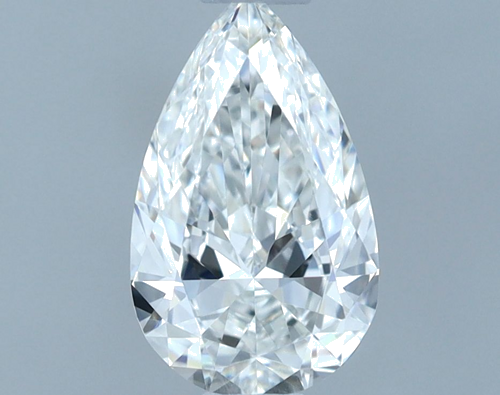 0.52 carat F-VVS1 Natūralus Pear Deimantas (1)
