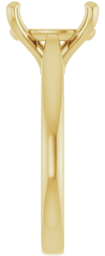 Sužadėtuvių Žiedas 14k yellow gold Oval 12mm x 10mm (4)