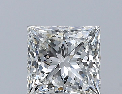 0.61 carat H-VVS2 Natūralus Princess Deimantas (1)