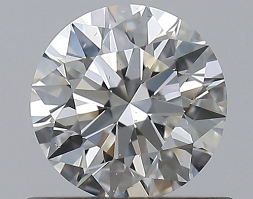 0.62 carat I-SI1 Excellent cut Natūralus Round Deimantas (1)