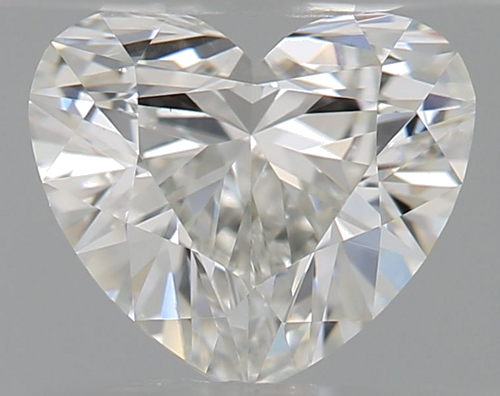 0.44 carat G-VVS1 Natūralus Heart Deimantas (1)