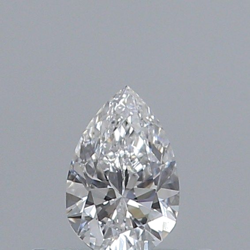 0.3 carat D-VS2 Natūralus Pear Deimantas (1)