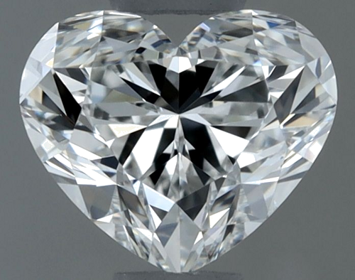 0.6 carat G-VVS2 Natūralus Heart Deimantas (1)