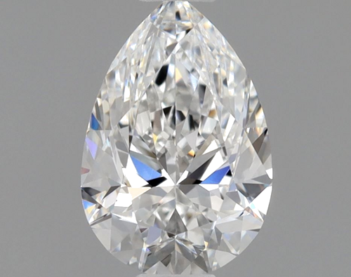 0.59 carat E-IF Natūralus Pear Deimantas (1)