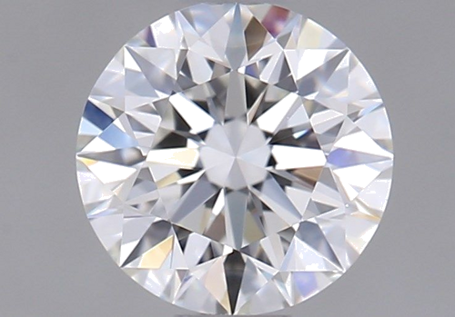 0.59 carat F-VVS2 Excellent cut Natūralus Round Deimantas (1)