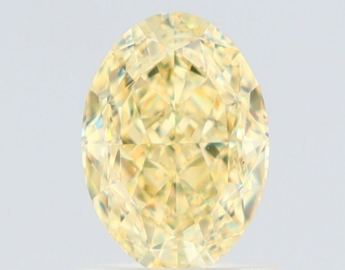 1.16 carat Fancy Yellow-VVS2 Natūralus Oval Deimantas (1)
