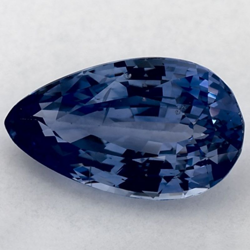 2.6 carat BLUE Pear Safyras (1)