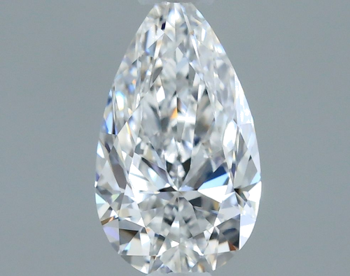 0.3 carat D-VVS1 Natūralus Pear Deimantas (1)