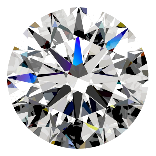 0.32 carat G-VVS2 Excellent cut Natūralus Round Deimantas (1)