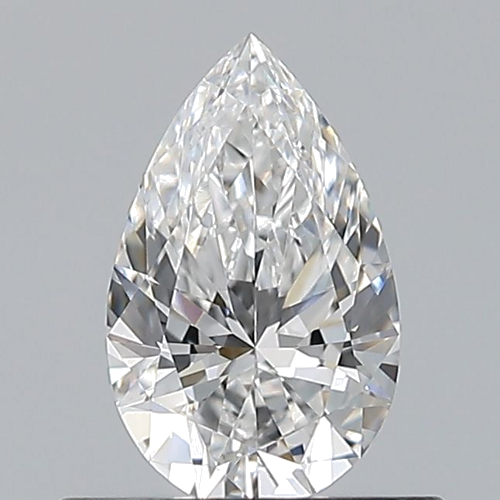 0.5 carat E-VVS2 Natūralus Pear Deimantas (1)
