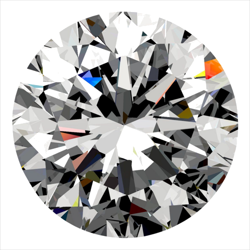 0.4 carat F-VS2 Very Good cut Natūralus Round Deimantas (1)