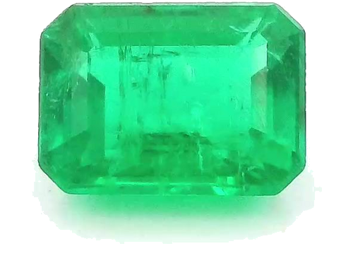 0.44 carat GREEN STEP cut Octagonal Smaragdas (1)