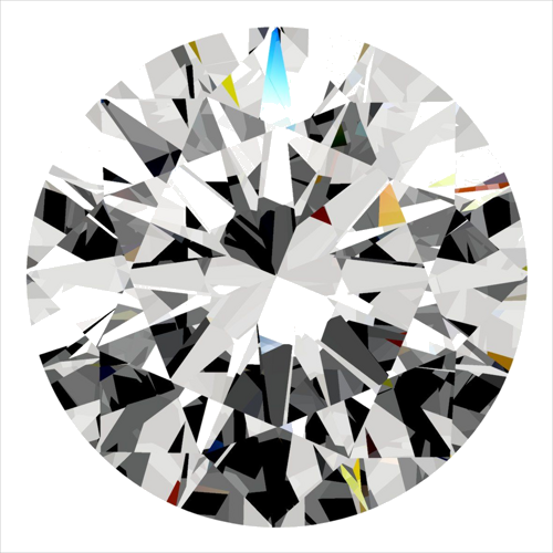 0.3 carat D-VVS2 Excellent cut Natūralus Round Deimantas (1)