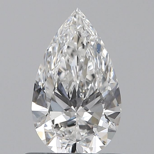 0.6 carat E-VS2 Natūralus Pear Deimantas (1)