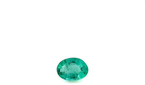 0.6 carat GREEN Oval Smaragdas (1)