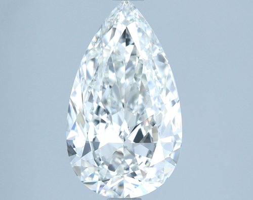 2.06 carat F-IF Natūralus Pear Deimantas (1)