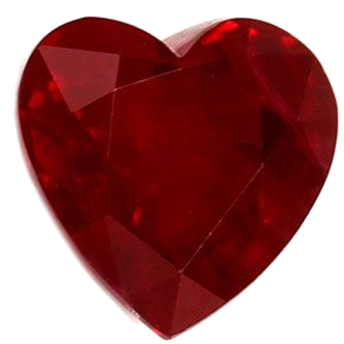 0.98 carat RED Heart Rubinas (1)