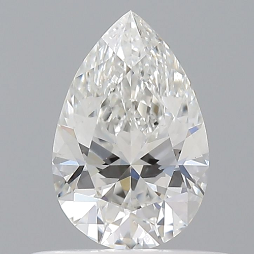 0.51 carat F-VS2 Natūralus Pear Deimantas (1)