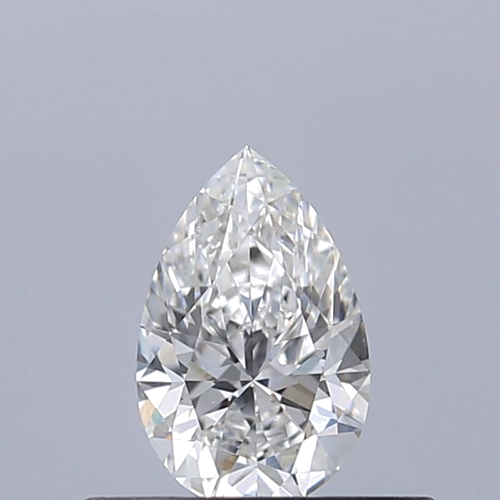 0.3 carat F-VVS2 Natūralus Pear Deimantas (1)